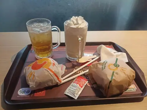 McDonald's, cafe serving beverages, coffee in National Games Village, Bengaluru