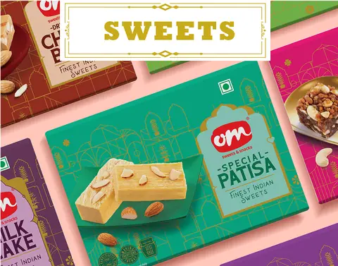 OM Sweets, sweet shop serving desserts in DLF Colony - Block C, Gurugram