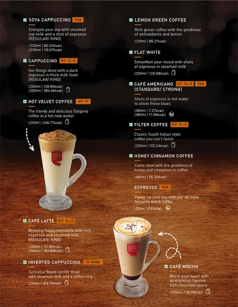 Cafe Coffee Day, cafe serving coffee in Kondapur, Hyderabad