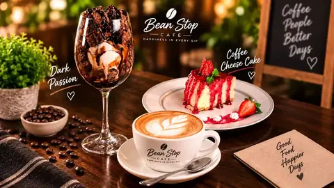 Bean Stop, cafe serving coffee in Dam Dam, Kolkata