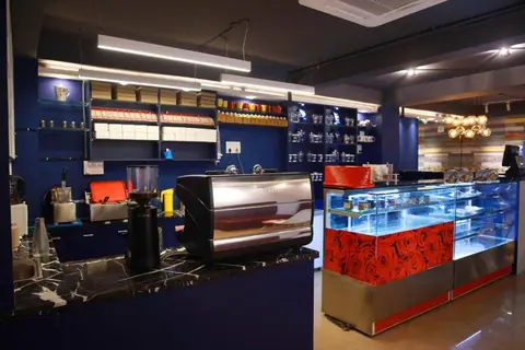 Indotalian II Cafe, sweet shop serving coffee, desserts in Rajamahal, Bengaluru