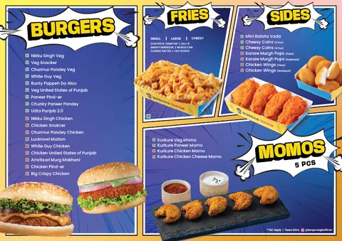 Burger Singh, restaurant serving american in Thanesar