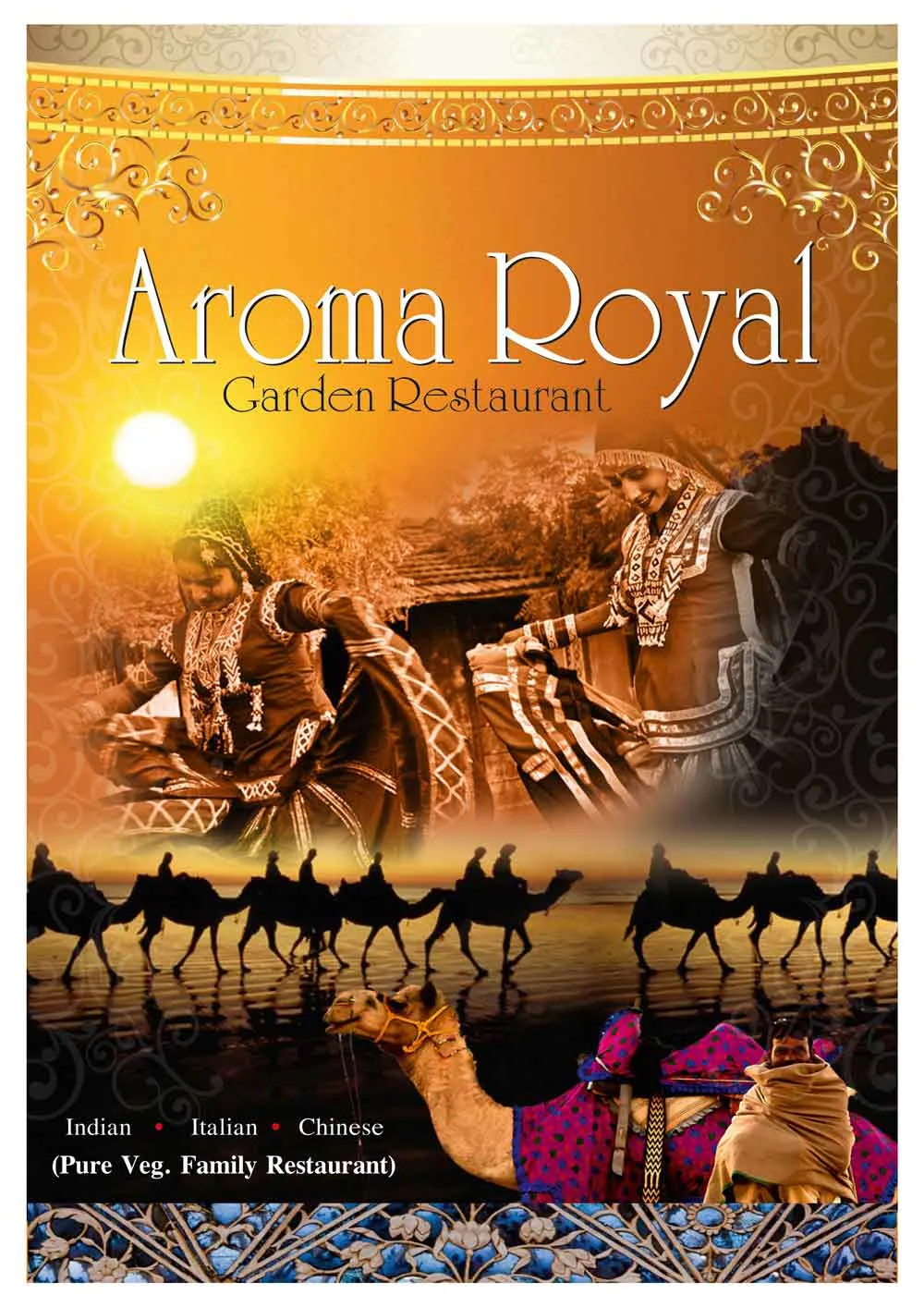 Aroma Royal Garden, restaurant serving indian in Pushkar