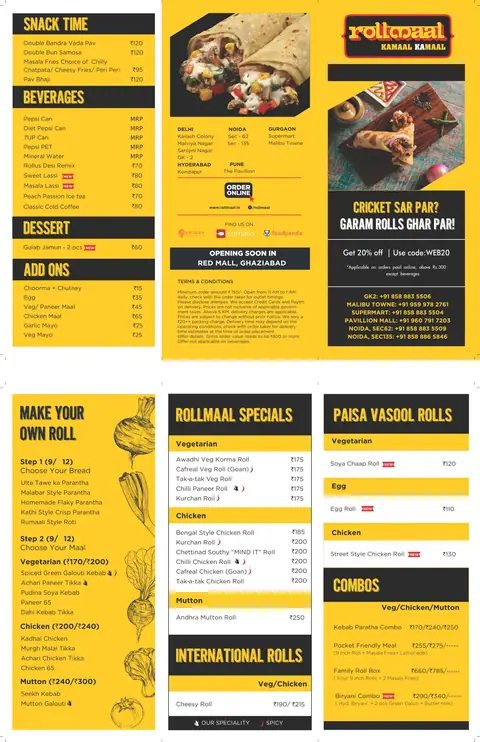 Rollmaal, restaurant in Pune
