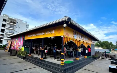 Exterior view of Babai Tiffins restaurant in HSR Layout, Bengaluru
