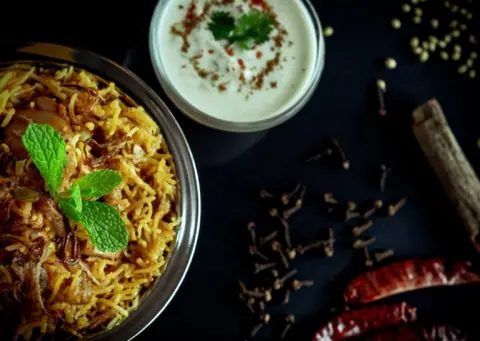 Curries and Chillies Hyderabadi Dum Biryani, restaurant serving mughlai, south indian in T.C Palya, Bengaluru