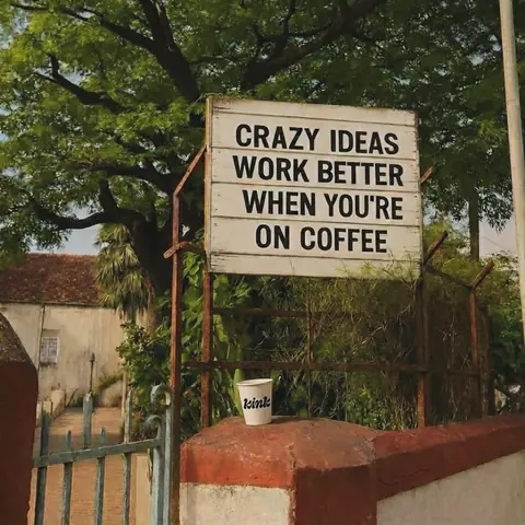Kink Coffee, cafe serving coffee, beverages in Church Street, Bengaluru
