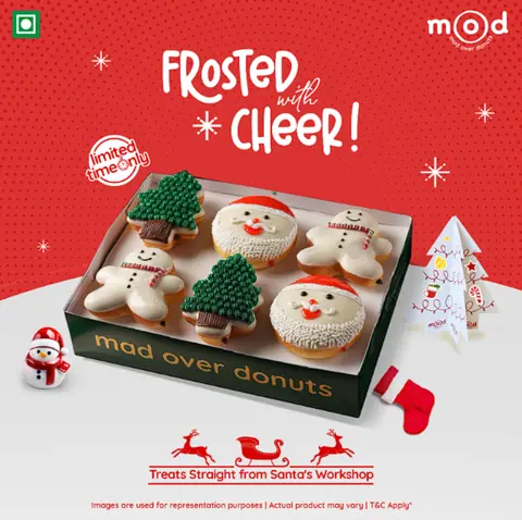 Mad Over Donuts, bakery serving bakery in Borivli, Thane