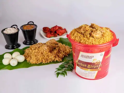 Bucket Biryani, restaurant serving biryani, north indian in Pulakeshi Nagar, Bengaluru
