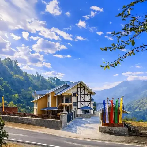 Exterior view of Noor The Biryani House restaurant building in Darjiling