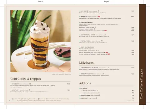 Cafe Coffee Day menu card, photo 7