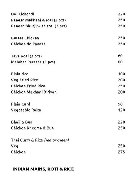 Coffee Cafe menu card, photo 5