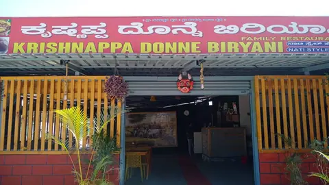 Krishanappa Donne Biryani Family Restaurant, restaurant serving biryani, south indian in Ramanagara, Bangalore