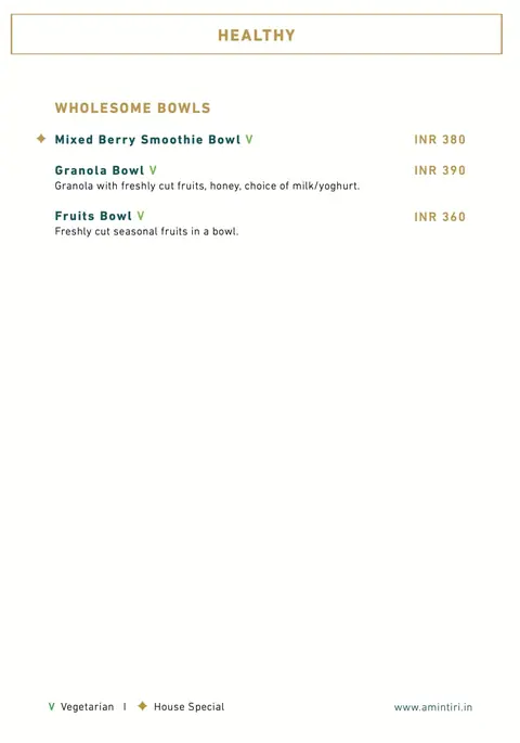 Amintiri menu card, photo 5