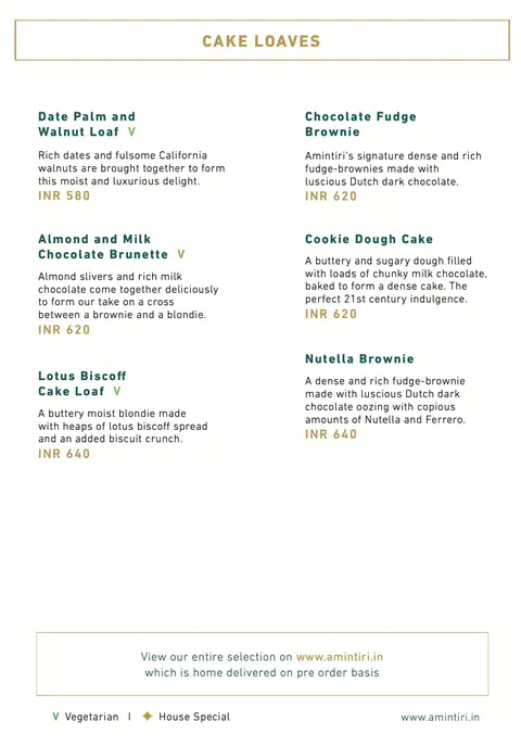 Amintiri menu card, photo 8