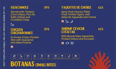 Watson's menu card, photo 2