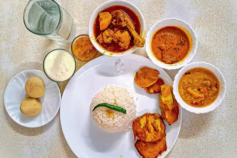Representative photo of bengali food, not Sorshe - Authentic Bengali Restaurant's own