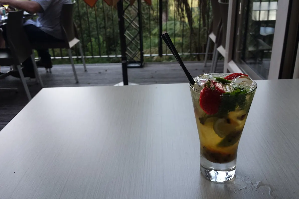Representative photo of beverages food, not Crown Bakery's own
