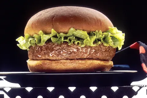 Representative photo of burger food
