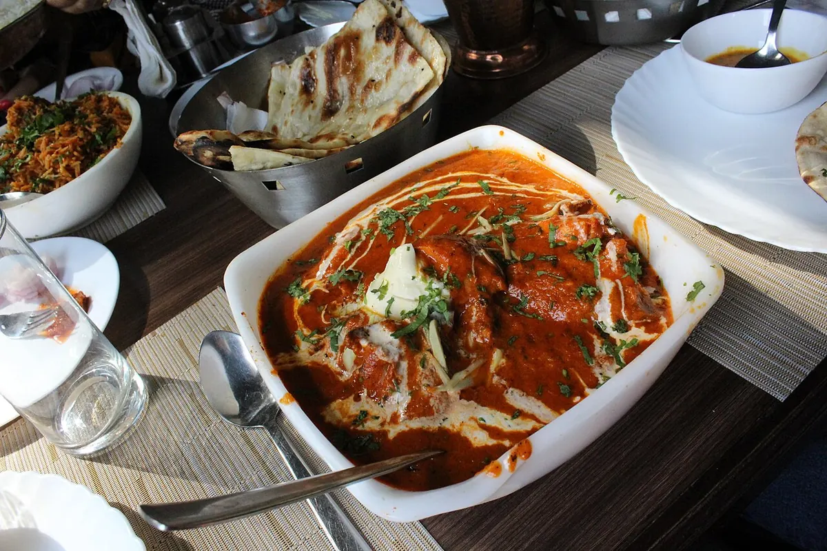 Representative photo of butter chicken food