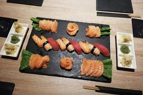 Representative photo of japanese food, not Sushi Cafe's own