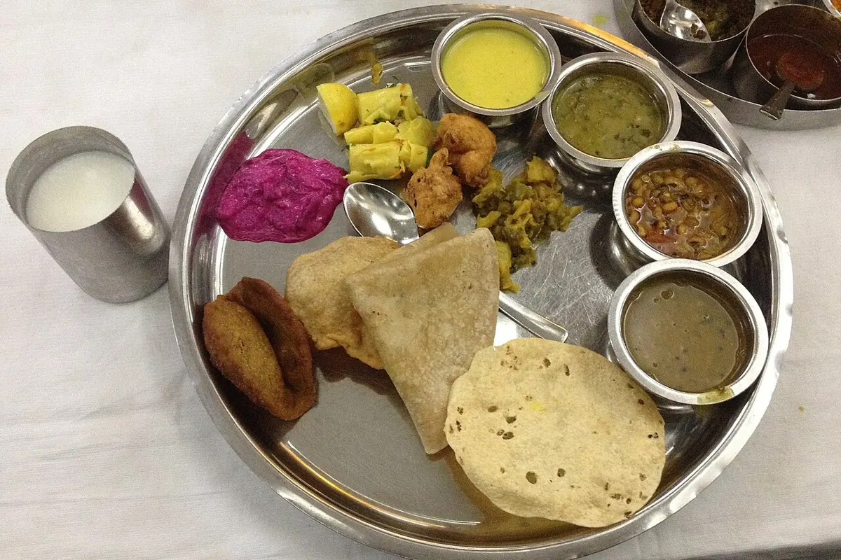 Representative photo of maharashtrian food, not Vada Pav Cafe's own