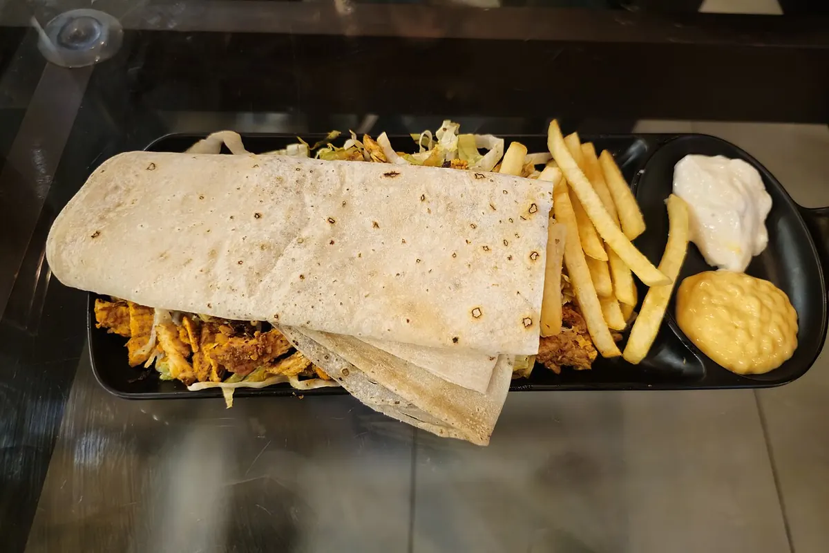 Representative photo of middle eastern food, not Rococo Cafe's own