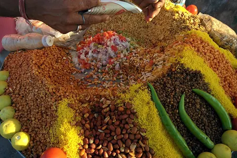 Representative photo of street food, not Chaat Bazaar's own